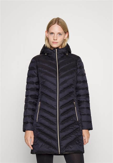 michael kors mantel hellblau|michael kors puffer jacket.